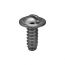 14 x 5/8 Slotted Round Washer Head License Plate Screws