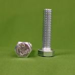 1/4-20 x 5 1/2 Hex Head Caps Screws A307 Fully Threaded Zinc