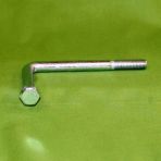 1/2 x 8 Bent Bolts Grade 5 Zinc