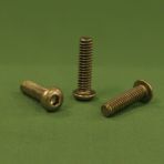 1/4-20 X 1 Button Socket Head Cap Screws Brass