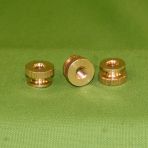 6-32 Knurled Finger Nut Brass