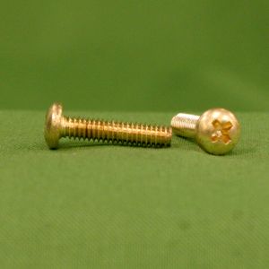 2-56 Brass Slotted Round Head Machine Screws