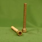 M6 x 1.0 x 25 Socket Head Cap Screws Brass