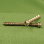 10-32 X 1/2 Slotted Fillister Head Machine Screws Brass Tin Plated