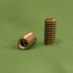 1/4-20 x 1/2 Socket Set Screws Cup Point Brass