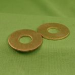 #6 USS Flat Washers Brass