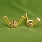 8-32 Wing Nuts Brass