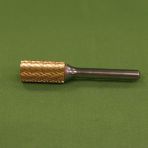 SA9 Cylinder Shape Double Cut Tin Coated Carbide Bur