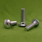 1/2-13 x 1 1/2 Carriage Bolts A307 Zinc