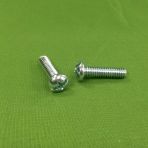 1/4-20 x 1/2 Combination Round Head Machine Screws Zinc (Phillips/Slotted)