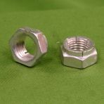 5/16-24 Flex Locknuts Finished Hex Full Height Cad Plated