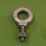 5/8-11 x 4 Shoulder Eye Bolts Plain Pattern 304 Stainless with Nuts