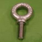 1-8 x 2 1/2 Forged Machinery Style Eye Bolts Plain Pattern (No Shoulder) 304 Stainless