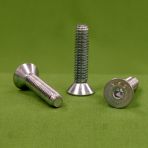 1/2-20 x 1 1/2 Flat Socket Head Cap Screws Alloy Zinc & Bake