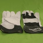 XL Panther Leather Palm Gloves