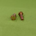 3/4-10 x 1 Hex Head Cap Screws Grade 5 Yellow Zinc