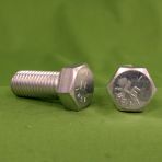 1/4-20 x 2 Hex Head Cap Screws Grade 5 Fully Threaded Zinc (USA)