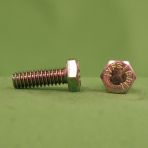 3/4-10 x 3 Hex Head Cap Screws Grade 5 Yellow Zinc