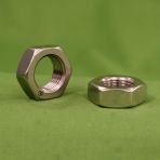 3/4-10 Heavy Hex Jam Nuts Plain Coarse 18-8 Stainless