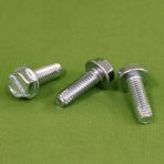 3/8-16 X 1 Hex Washer Head Sheet Metal Screws Type "F" Zinc