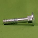 M10 x 1.5 x 25 Carriage Bolts Grade 4.6 Metric Zinc Din 603