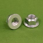 M16 x 2.0 Hex Flange Nuts Class 8 Metric Zinc Din 6923