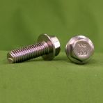 M10 x 1.25 x 16 Hex Head Flange Bolts Class 10.9 Zinc (14mm Hex)(20mm Flange)