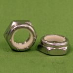 4-40 Nylon Insert Locknuts Jam Pattern 18-8 Stainless