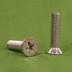 10-32 x 1 Phillips Flat Head Machine Screws 18-8 Stainless