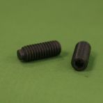 3/8-24 x 3/8 Socket Set Screws 1/2 Dog Point Alloy Plain Fine