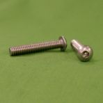 M4 x 0.7 X 10 Button Socket Machine Screws 18-8 Stainless Tamperproof