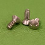 M3.5 x 0.6 X 30 Spanner Oval Head Machine Screws 18-8 Stainless (Snake Eyes) Tamperproof