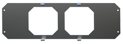 EZ Path Smoke & Acoustical Pathway 2 Gang Plate Kit