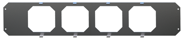 EZ Path Smoke & Acoustical Pathway 4 Gang Plate Kit