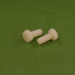 1/4-28 x 1 Hex Head Caps Screws Nylon Natural