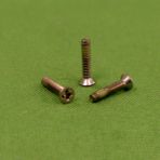 10-32 X 1/2 Phillips Flat Head Machine Screws 18-8 Stainless with Nylon Patch