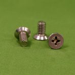 1/4-20 x 3/8 Phillips Flat Head Machine Screws Zinc Undercut Head