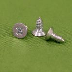 10 x 3/8 Phillips Flat Head Sheet Metal Screws Type AB Zinc (Undercut Head)