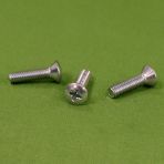 1/4-20 X 1/2 Phillips Oval Head Machine Screws Zinc