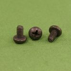 10-32 X 5/8 Phillips Pan Machine Screws Black Oxide