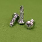 8 x 1/4 Phillips Pan Head Sheet Metal Screws Type "25" Zinc