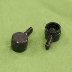 #10 "L" Press On Knob Black