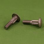 1/4-20 X 1 Ribbed Neck Carriage Bolts 18-8 Stainless