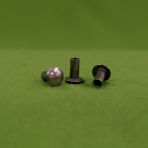 3/32 X 1/4 Semi Tubular Oval Head Rivets