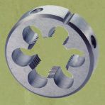 1/2-13 Round Die Carbon Steel Adjustable 327X1 Series (1" Round)