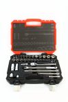 Socket Set SAE & Metric Standard 6 Point (37 piece) (3/8 Drive)