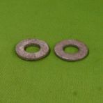 #6 SAE Flat Washers Low Carbon Galvanized