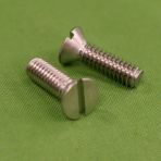 1-72 X 1/2 Slotted Flat Head Machine Screws 18-8 Stainless