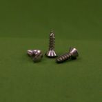 4 X 1/2 Slotted Oval Head Sheet Metal Screws 18-8 Stainless