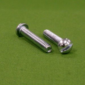 2-56 Brass Slotted Round Head Machine Screws